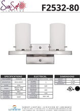 Load image into Gallery viewer, Boca 2LT MB Vanity Opal BSN