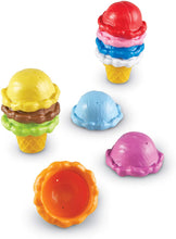 Load image into Gallery viewer, Learning Resources Smart Snacks Rainbow Color Cones, Color Identification, Fine Motor Toy, Ages 2+,Multi-color,2 L x 2-1/2 W in