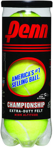 Penn Championship High Altitude Tennis Balls - Extra Duty Felt Pressurized Tennis Balls