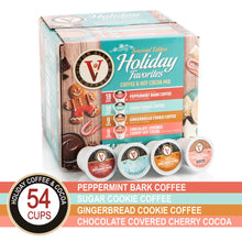 Load image into Gallery viewer, Donut Shop Variety Pack with Chocolate Glazed &amp; Candy Cane Crumb for K-Cup Keurig 2.0 Brewers, 42 Count, Victor Allen’s Coffee Single Serve Coffee Pods