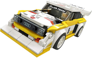 LEGO Speed Champions 1985 Audi Sport Quattro S1 76897 Toy Cars for Kids Building Kit Featuring Driver Minifigure, New 2020 (250 Pieces)