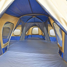 Load image into Gallery viewer, Ozark Trail Base Camp 14-Person Cabin Tent (Blue)