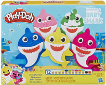 Load image into Gallery viewer, Play-Doh Pinkfong Baby Shark Set with 12 Non-Toxic Cans