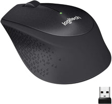 Load image into Gallery viewer, Logitech M330 Silent Plus Wireless Large Mouse, Black Inc)