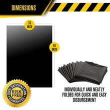 Load image into Gallery viewer, Ultrasac-770478 Extra Heavy Duty Contractor Bags - 42 Gallon, 4 Mil (32 Pack w/Ties) - 48' x 33' Extremely Thick and Tough Professional Trash Bag for Construction, Commerical, Industrial, Yard, Outdoor use and More - Black