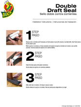 Load image into Gallery viewer, Duck Brand Double Draft Seal Set for Doors and Windows, 1-Pack, 284429