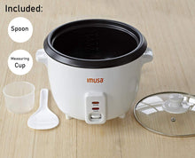 Load image into Gallery viewer, IMUSA SMALL APPLIANCES RICE COOKER WITH BLACK NON-STICK