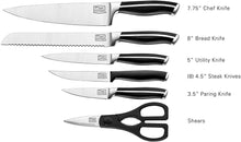 Load image into Gallery viewer, Chicago Cutlery Burling 14-Piece knife set with block