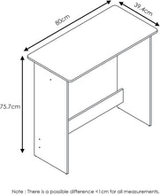 Load image into Gallery viewer, Furinno 14035CWN Simplistic Study Table, Columbia Walnut