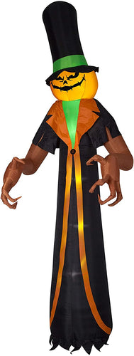 Halloween Airblown Inflatable Flashing Pumpkin Scrooge 12FT Tall by Gemmy Industries