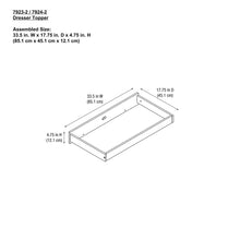Load image into Gallery viewer, Baby Relax Tia Dresser Changing Topper, White