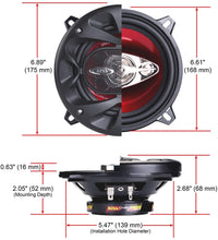 Load image into Gallery viewer, BOSS Audio Car Speakers - Sold in Pairs, Easy Mounting