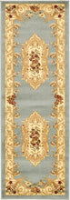 Load image into Gallery viewer, Unique Loom Versailles Collection Traditional Classic Light Blue Runner Rug (2' 2 x 6' 0)