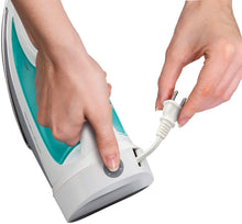 Load image into Gallery viewer, Hamilton Beach Retractable Cord Iron, 14212, Durable stainless steel soleplate for smooth glide over fabrics