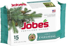 Load image into Gallery viewer, Jobe&#39;s 01661 Evergreen Fertilizer Spikes, 15, Brown - 1 Pack