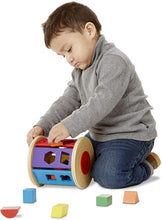 Load image into Gallery viewer, Melissa &amp; Doug Match &amp; Roll Shape Sorter