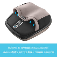 Load image into Gallery viewer, Shiatsu Air Max Heated Foot Massager | Air Compression Bladder, Warming Massage, Targets Knots &amp; Pressure Points | Soothes Tired, Aching Feet | HoMedics