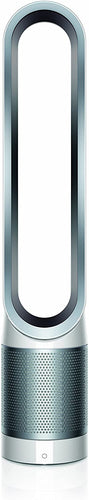 Dyson Pure Cool, TP01 HEPA Air Purifier & Fan, For Large Rooms, Removes Allergens, Pollutants, Dust, Mold, VOCs, White/Silver