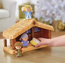 Load image into Gallery viewer, Fisher-Price Little People Christmas Story Brown, Blue, Green, 12 months