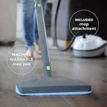 Load image into Gallery viewer, Steamfast SF-370 Canister Cleaner with 15 Accessories-All-Natural, Chemical-Free Pressurized Steam Cleaning for Most Floors, Counters, Appliances, Windows, Autos, and More, 64 inches, White