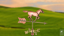 Load image into Gallery viewer, Good Directions 801PG Horse Garden Weathervane, Polished Copper with Garden Pole