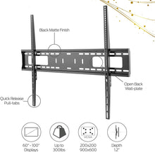 Load image into Gallery viewer, APEX by Promounts UF-PRO400 UF-PRO400 60-inch to 100-Inch Extra-Large Flat TV Wall Mount Black, Silver