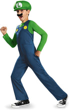 Load image into Gallery viewer, Nintendo Super Mario Brothers Luigi Classic Boys Costume, Small/4-6