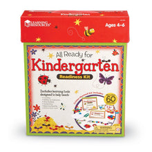 Load image into Gallery viewer, Learning Resources All Ready for Kindergarten Readiness Kit, Reading, Vocab, Handwriting Helper, Ages 4+