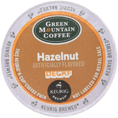 Green Mountain Coffee Hazelnut Decaf, Light Roasted, K-Cup Portion Pack for Keurig K-Cup Brewers (Pack of 48)