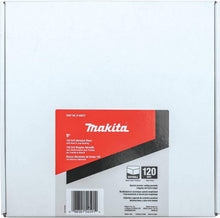Load image into Gallery viewer, Makita B-68557 9" Round Abrasive Disc, Hook &amp; Loop, 120 Grit, 25/pk