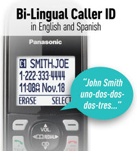 Load image into Gallery viewer, PANASONIC Expandable Cordless Phone System with Link2Cell Bluetooth, Voice Assistant, Answering Machine and Call Blocking