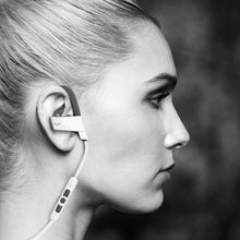 Load image into Gallery viewer, V-MODA BassFit in-Ear Wireless Sport Headphones - White