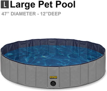 Load image into Gallery viewer, KOPEKS Outdoor Swimming Pool Bathing Tub - Portable Foldable - Ideal for Pets