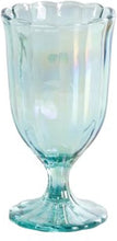 Load image into Gallery viewer, Luster Green 12.5oz Pearlized Goblet, Set of 4