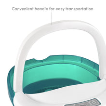 Load image into Gallery viewer, HoMedics, Deep Soak Duo Foot Spa with HeatBoost Power | Deep Rolling Wet/Dry Foot Massager | Dual Motorized Rollers, Waterfall Jets, Built-In Carry Handle, Acu-Node Surface &amp; Optional Heat