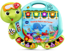 Load image into Gallery viewer, VTech Touch and Teach Sea Turtle Interactive Learning Book