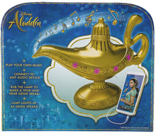 Load image into Gallery viewer, Aladdin Genie Lamp Speaker Lights Up Line in Jack Connects MP3 Player or Smart Device