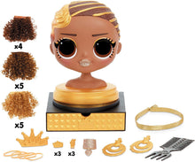 Load image into Gallery viewer, L.O.L. Surprise O.M.G. Styling Head Royal Bee with Stick-On Hair for Endless Styles