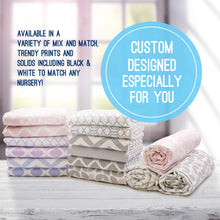 Load image into Gallery viewer, Kushies Baby Playard/Pack n Play Sheet, Portable Crib Sheets, Baby Bedding, Pack and Play Mini Sheet, Blue
