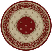 Load image into Gallery viewer, Concord Jewel F.Lys Medallion Ivory 5&#39;3&quot;X7&#39;7&quot; Rug