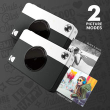 Load image into Gallery viewer, Kodak PRINTOMATIC Digital Instant Print Camera (Black), Full Color Prints On ZINK 2x3 Sticky-Backed Photo Paper - Print Memories Instantly