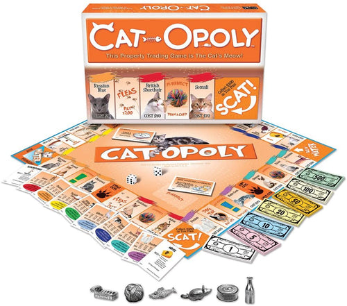 Cat-Opoly Board Game, 19.70 x 10.20 x 1.60 Inches, 730799050060