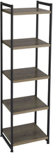 Load image into Gallery viewer, Household Essentials Ashwood 3 Tier Storage Shelf with Metal