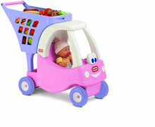 Load image into Gallery viewer, Little Tikes Cozy Shopping Cart Pink/Purple