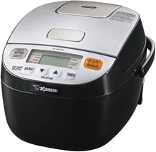 Load image into Gallery viewer, Zojirushi Micom Rice Cooker &amp; Warmer, Silver Black