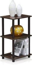 Load image into Gallery viewer, Furinno Turn-N-Tube 2 Space Shelf, Walnut/Brown