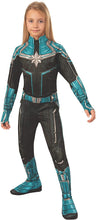 Load image into Gallery viewer, Girls Captain Marvel Kree Movie Costume