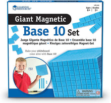 Load image into Gallery viewer, Learning Resources LER6366 Gigantic Magnetic Base Ten Set, Blue, 1/Each