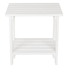 Load image into Gallery viewer, Shine Company Inc. 4104WT Rectangular Side Table, White