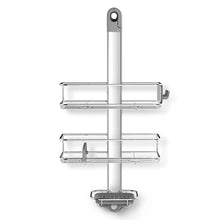Load image into Gallery viewer, simplehuman Adjustable Shower Caddy, Stainless Steel + Anodized Aluminum